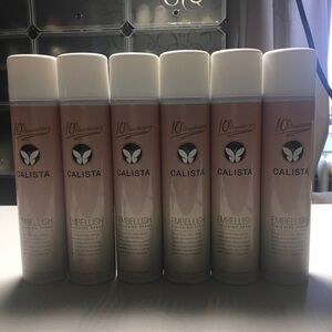 6 PACK CALISTA EMBELLISH FINISHING HAIRSPRAY 10oz